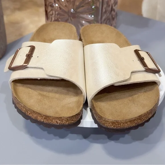 Birkenstock Catalina in Graceful Pearl White - Picture 6 of 13